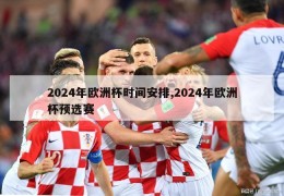 2024年欧洲杯时间安排,2024年欧洲杯预选赛