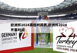 欧洲杯2024赛程时间表,欧洲杯2024开幕时间