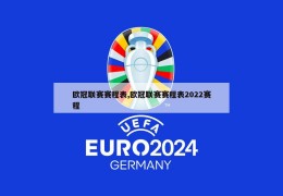 欧冠联赛赛程表,欧冠联赛赛程表2022赛程
