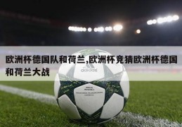 欧洲杯德国队和荷兰,欧洲杯竞猜欧洲杯德国和荷兰大战