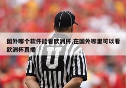 国外哪个软件能看欧洲杯,在国外哪里可以看欧洲杯直播